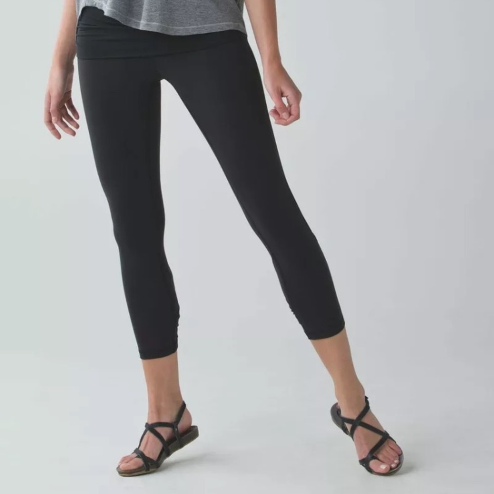 Lululemon SE Wunder Under Dance Pant (Roll Down) 2 - Picture 2 of 14